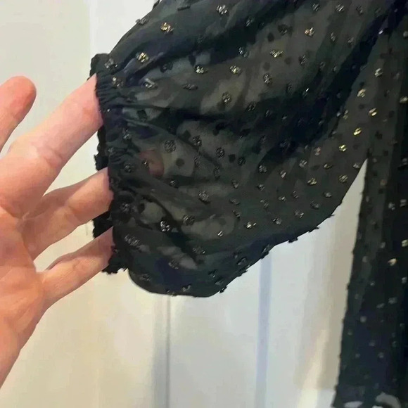 West Kei black and gold blouse size small In perfect condition. - Picture 6 of 8